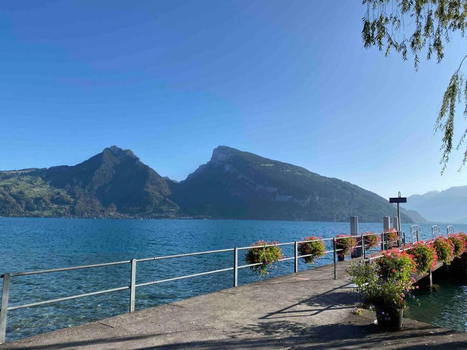 See Und Berge Garden Faulensee Exterior photo